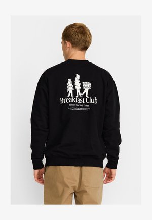 REVOLUTION, REVOLUTION PRINTED CREWNECK - Sweater - black