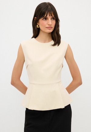 adL RUFFLED - Top - beige