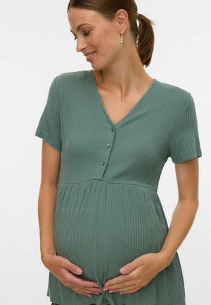 V-AUSSCHNITT - Blouse - laurel wreath