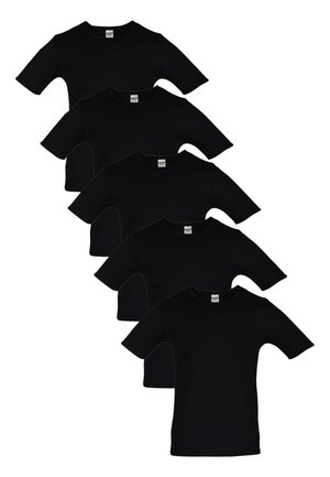 BASIC MAX 5ER PACK - Maglietta intima - black