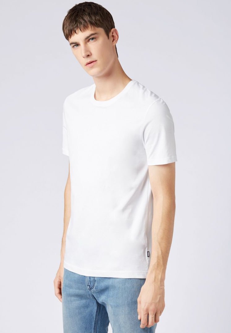 BOSS TIBURT - T-Shirt basic - white/weiß