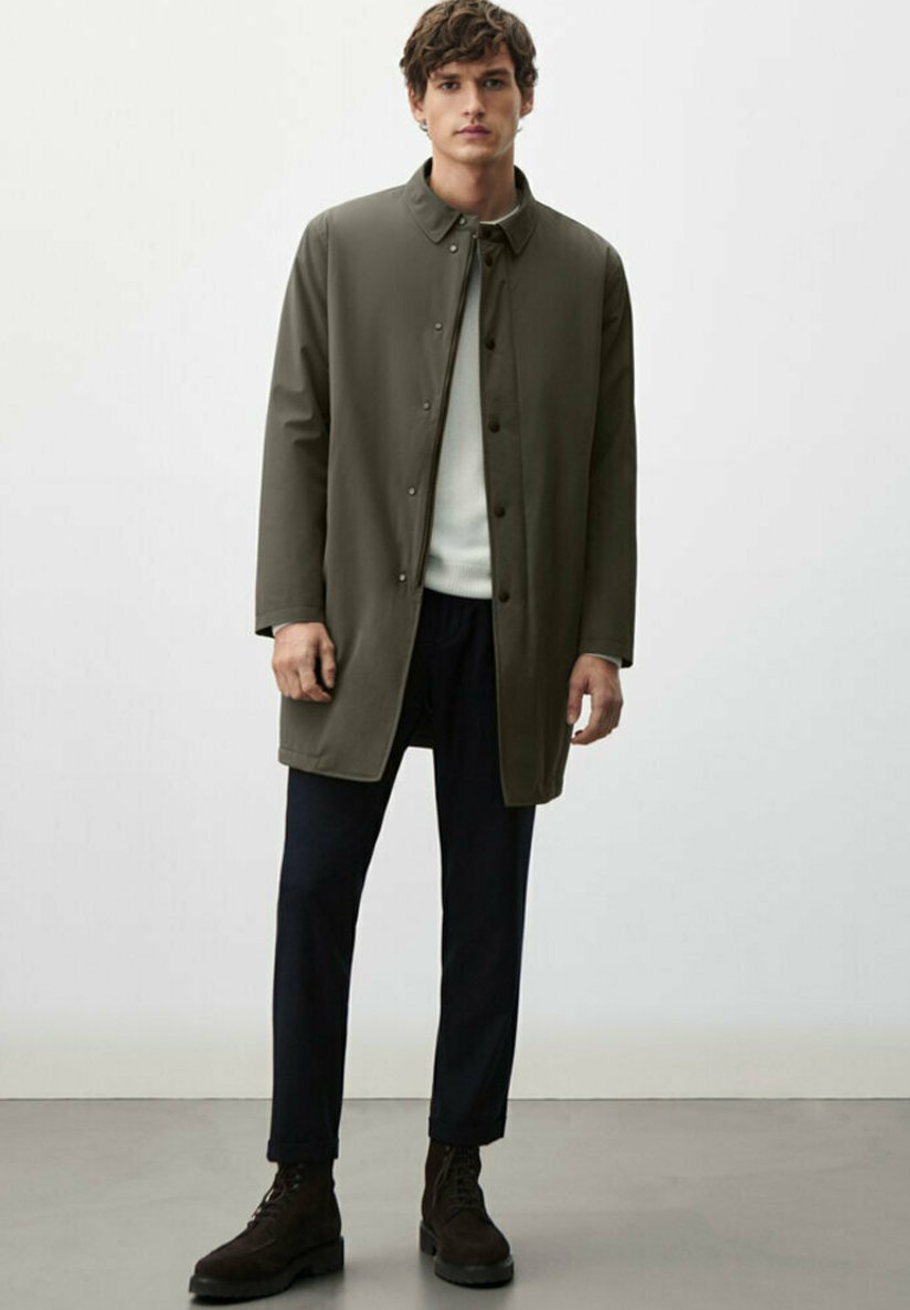 dark grey winter coat