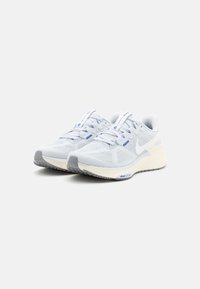 Nike Performance AIR ZOOM STRUCTURE 25 - Cestná bežecká obuv - football grey/white/blue tint/pale ivory/astronomy blue/grey