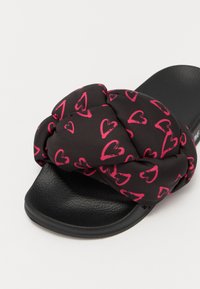 Love Moschino Ciabattine - black/fuchsia