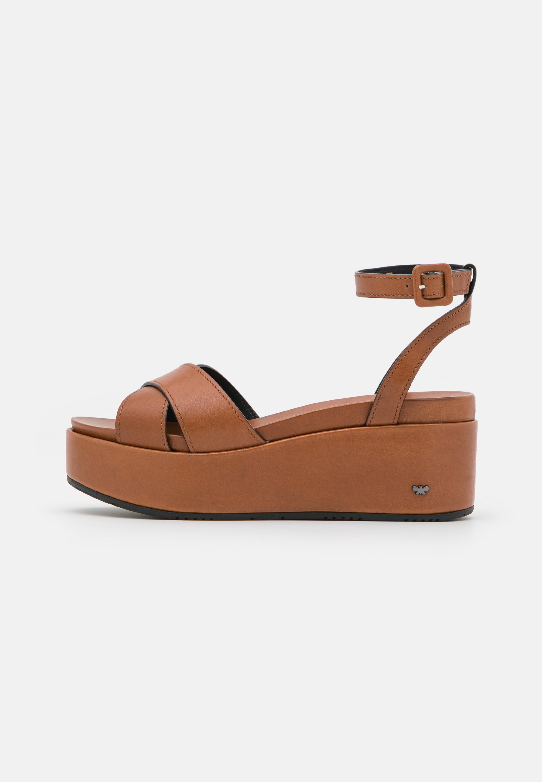 WEEKEND MaxMara KABUL - Sandalen met plateauzool - cognac - Zalando.be