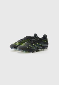 adidas Performance PREDATOR ELITE FG UNISEX - Firm-ground football boots - core black/iron/lucid lemon