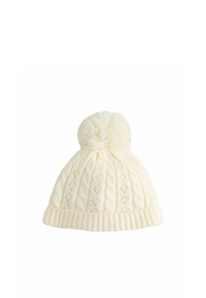 Next, BABY BEANIE HAT . - Beanie - white cable knitted pom