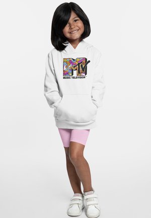 Henry Tiger MTV OLD SCHOOL COOL - Mikina s kapucí - white