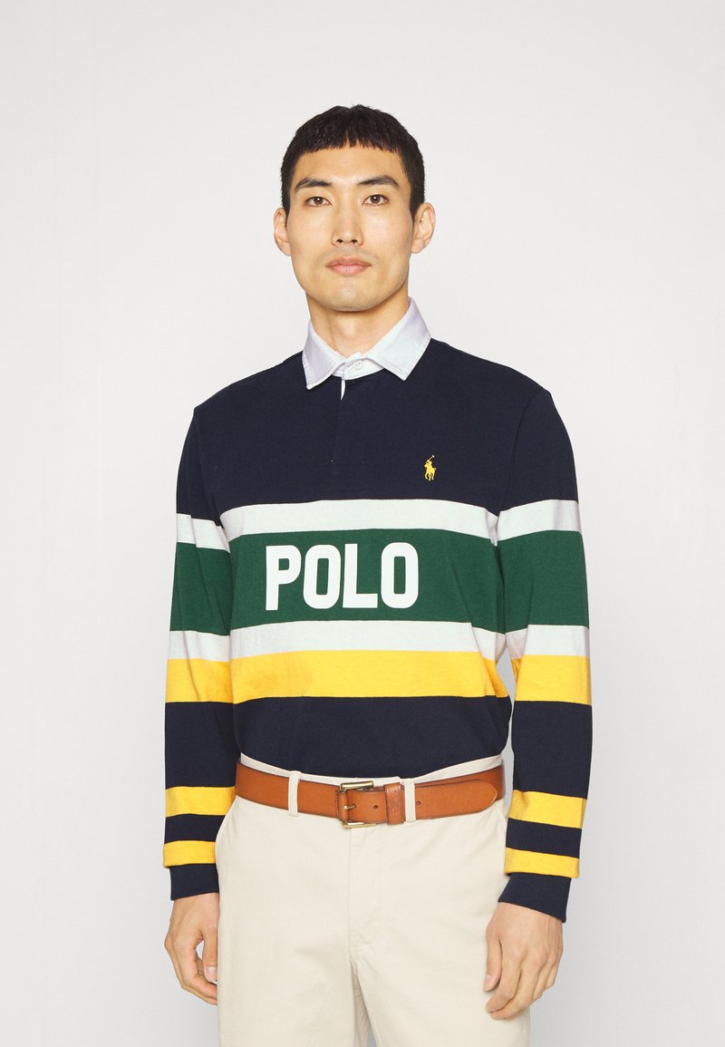 Polo Ralph Lauren RUGBY LONG SLEEVE Polo shirt cruise navy multi