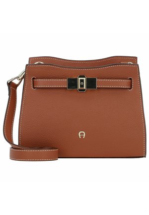 AIGNER FARAH SHOULDER  - Cross body bag - cognac brown