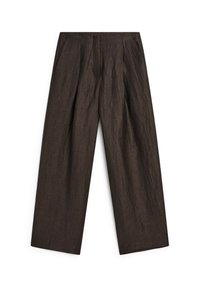 FLUID DART - Pantalon classique - mottled bordeaux
