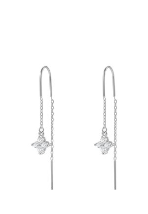 Hey Happiness, CRYSTAL THREADER - Ohrringe - silver-coloured