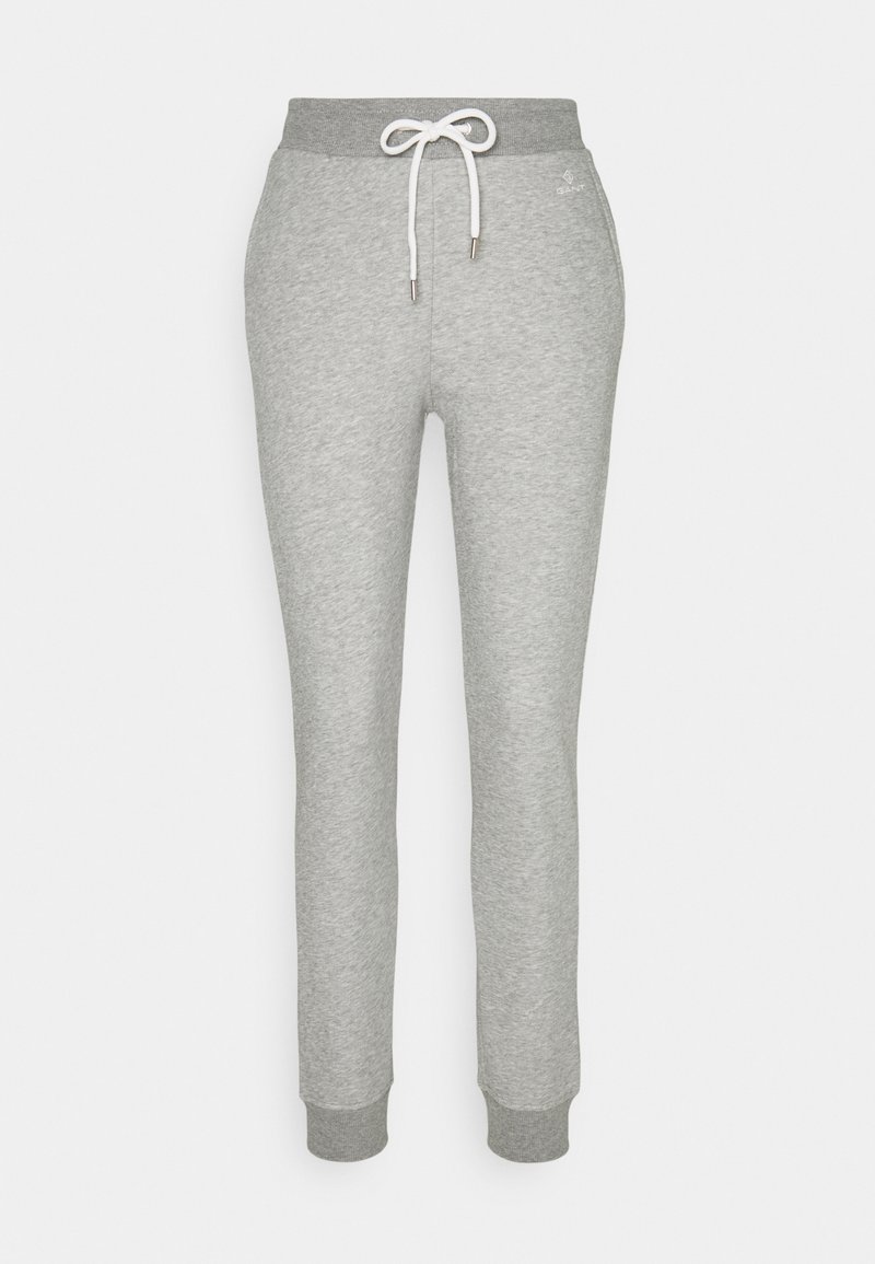 GANT LOCK UP PANTS - Calças de fato de treino - grey melange