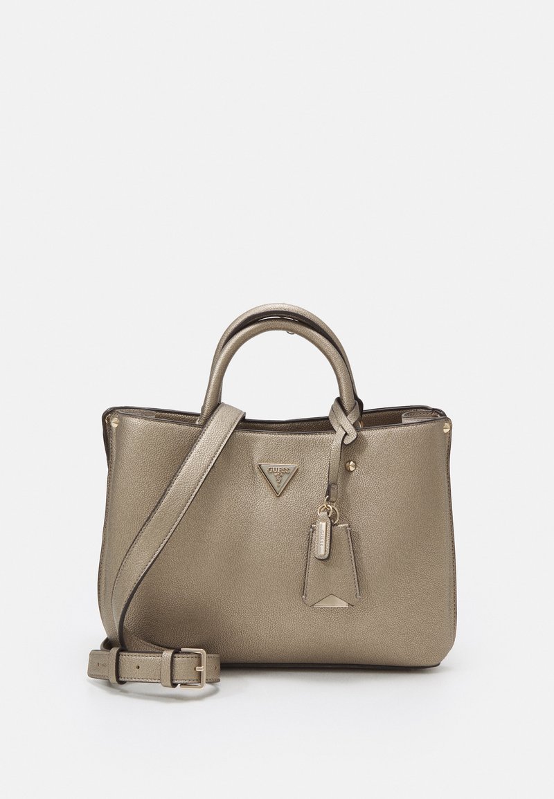 Guess MERIDIAN GIRLFRIEND SATCHEL - Håndveske - bronzo