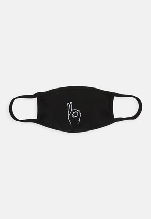 PRAY WORDING FACE MASK UNISEX - Maschera in tessuto - black