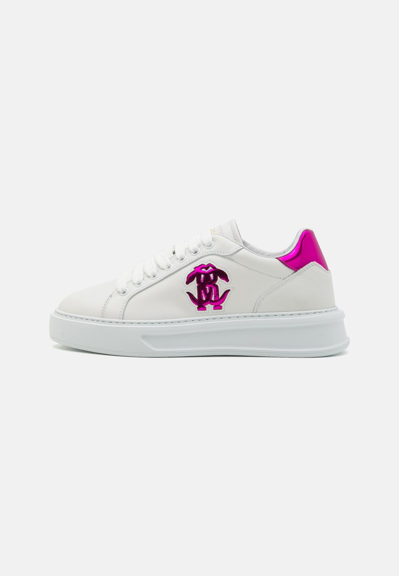 Roberto Cavalli - Baskets basses - white/ fuxia, Agrandir