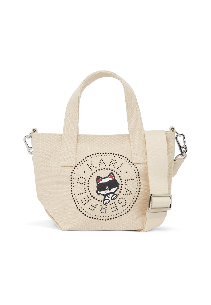 KARL LAGERFELD IKON CIRCLE CHOUP - Handbag - off white/off-white ...