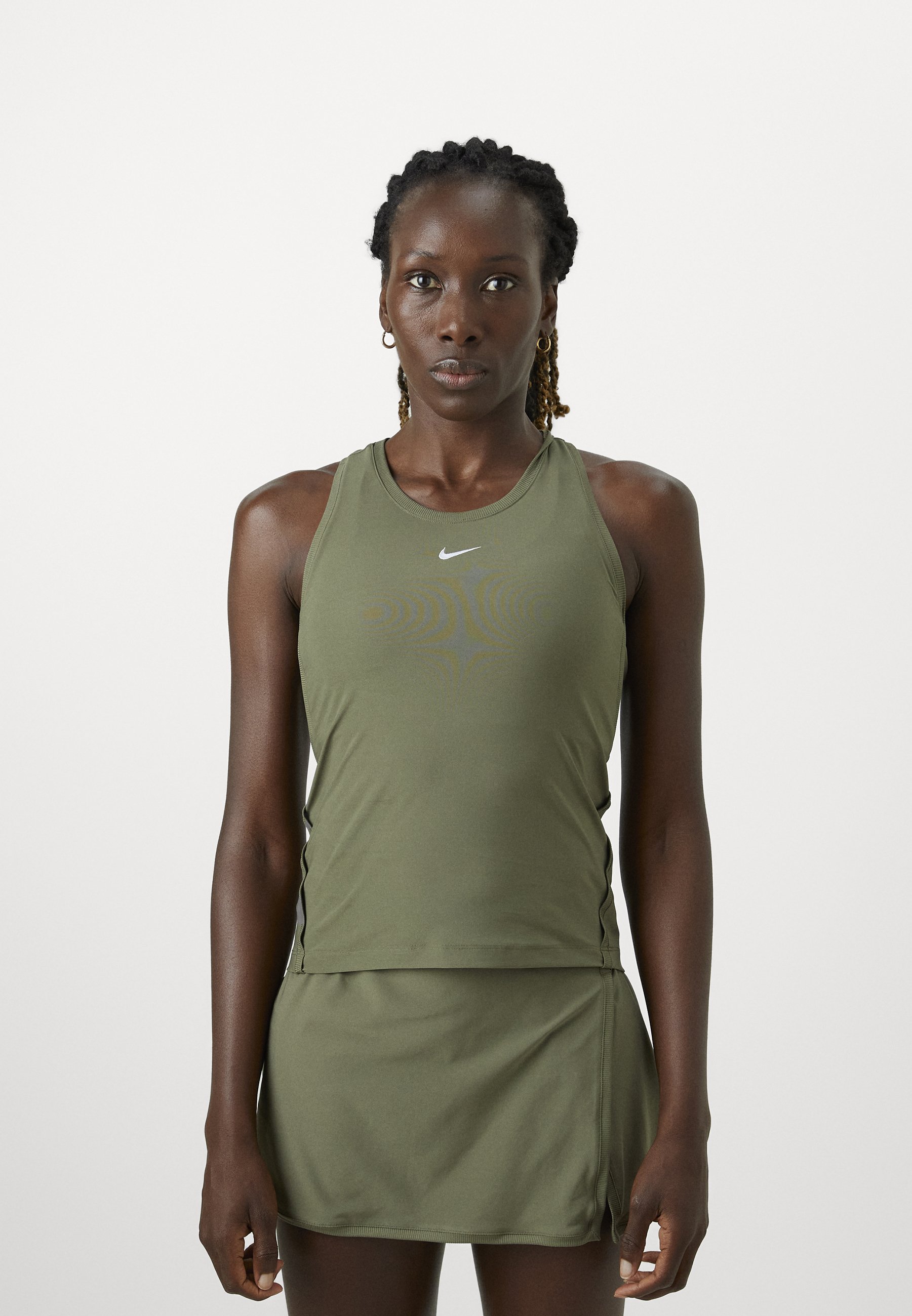 nike olive green shirt womens