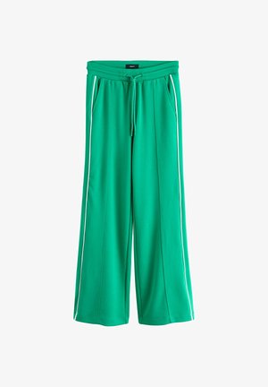WIDE LEG JOGGERS WITH SIDE STRIPE - Pantaloni de trening - bright green