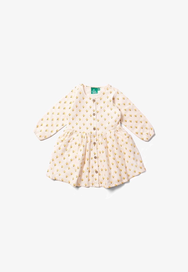 Little Green Radicals CHECK COMFY POCKET - Blusenkleid - cream