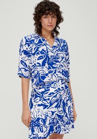 s.Oliver MIT FALTEN DETAIL - Camicetta - royalblau