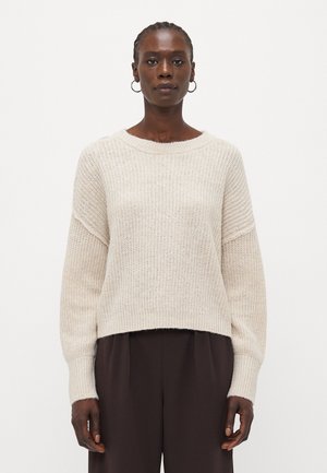 ONLMALLY LIFE DETAIL O NECK  - Pulover - whitecap gray