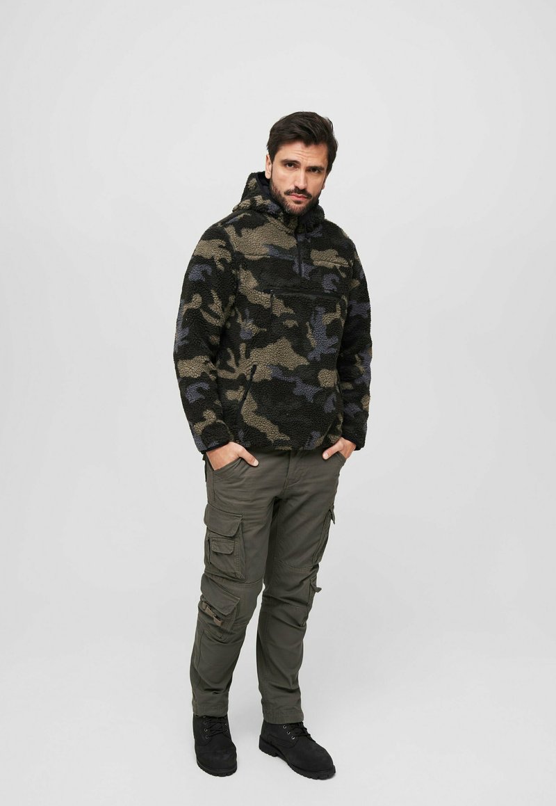 Pull Homme 5.11 Tactical Rapid, 1/4 Zip, Manches Longues, Noir/Camou Kryptek, Taille 2XL - Idéal Randonnée Et Chasse