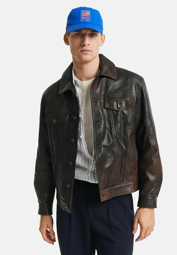 TRUCKER  - Lederjacke