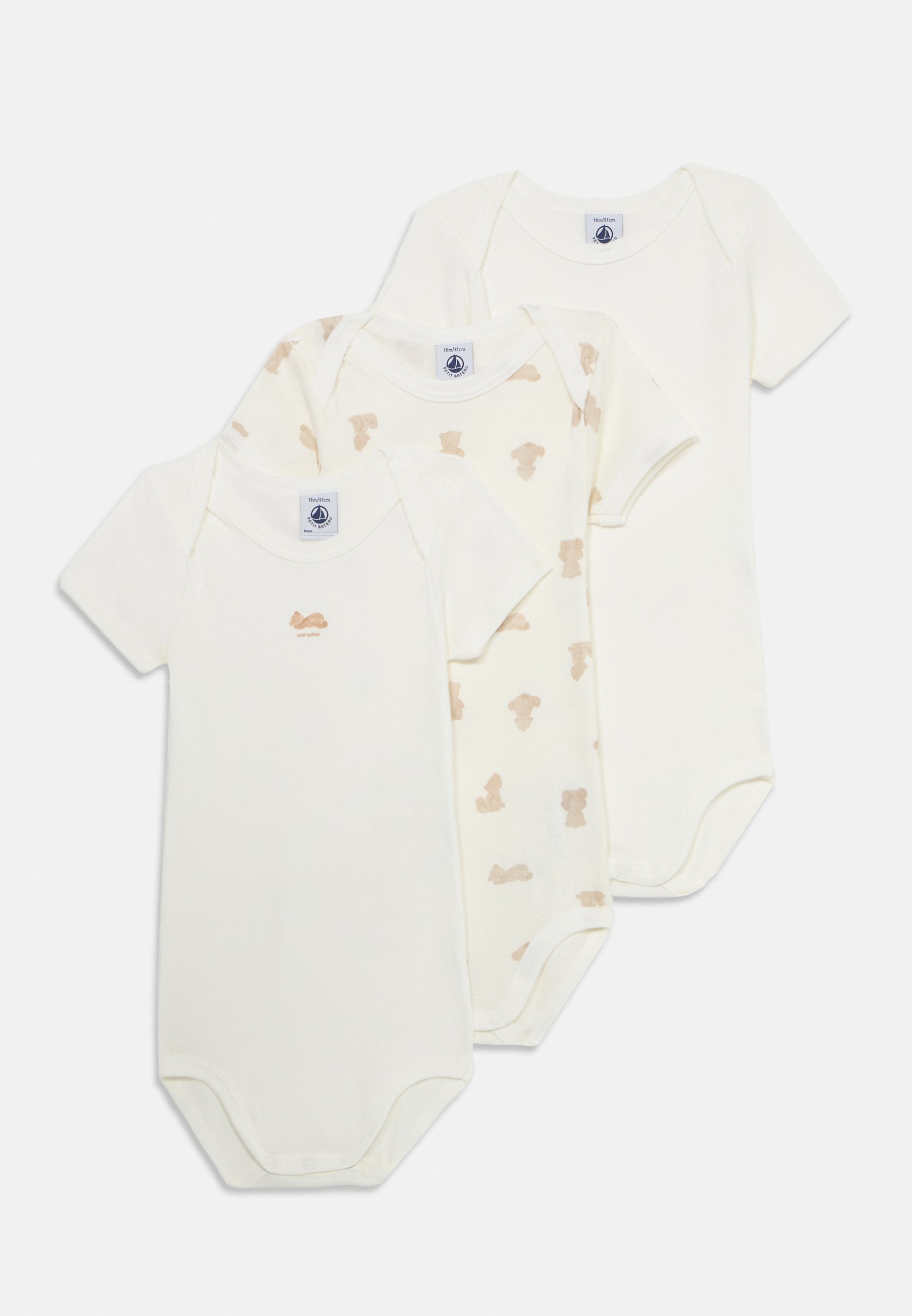 Petit Bateau BĂBĂ PACK UNISEX Body multi-coloured