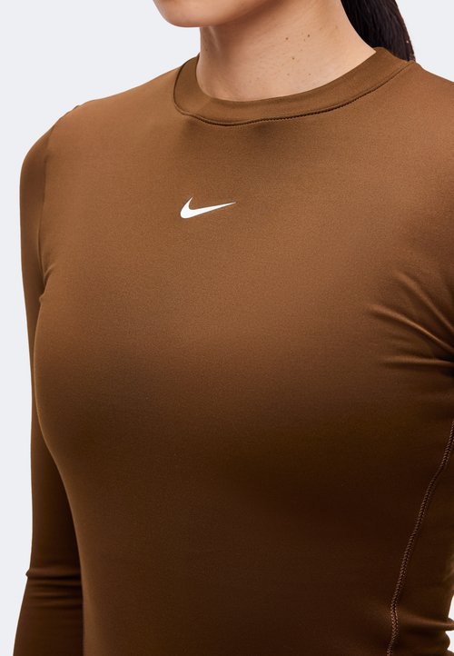 Nike ONE - Long-sleeved top - cacao wow/white — photo 6