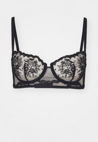 INTRIGUE HALF CUP - Balconette bra - black