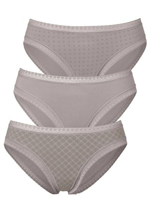 LASCANA 3 PACK - Bikini-Hose - taupe