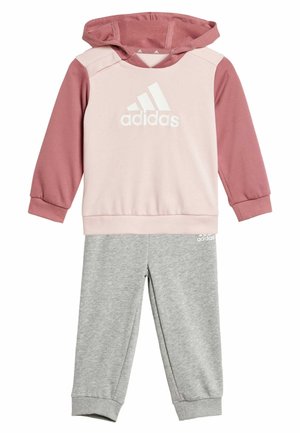 ESSENTIALS COLORBLOCK JOGGER SET - Chándal - preloved crimson   sandy pink