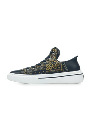 SNOOP ONE - Zapatillas - navy gold bandana print leather