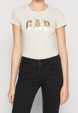 T-shirt print - taupe