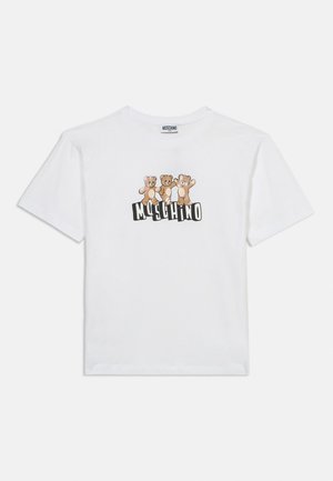 MOSCHINO UNISEX - T-shirts print - bianco ottico