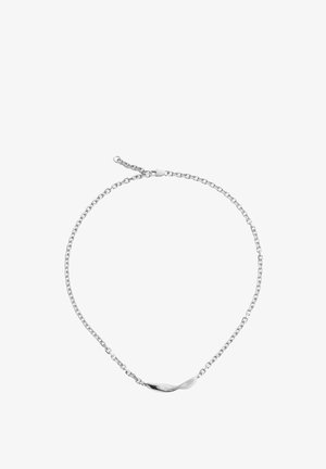 & OTHER STORIES, & OTHER STORIES TWIST-DETAIL CHAIN NECKLACE - Collier - silver-coloured