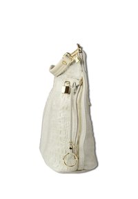 DrachenLeder KROKO-PRÄGUNG - Shopper - beige