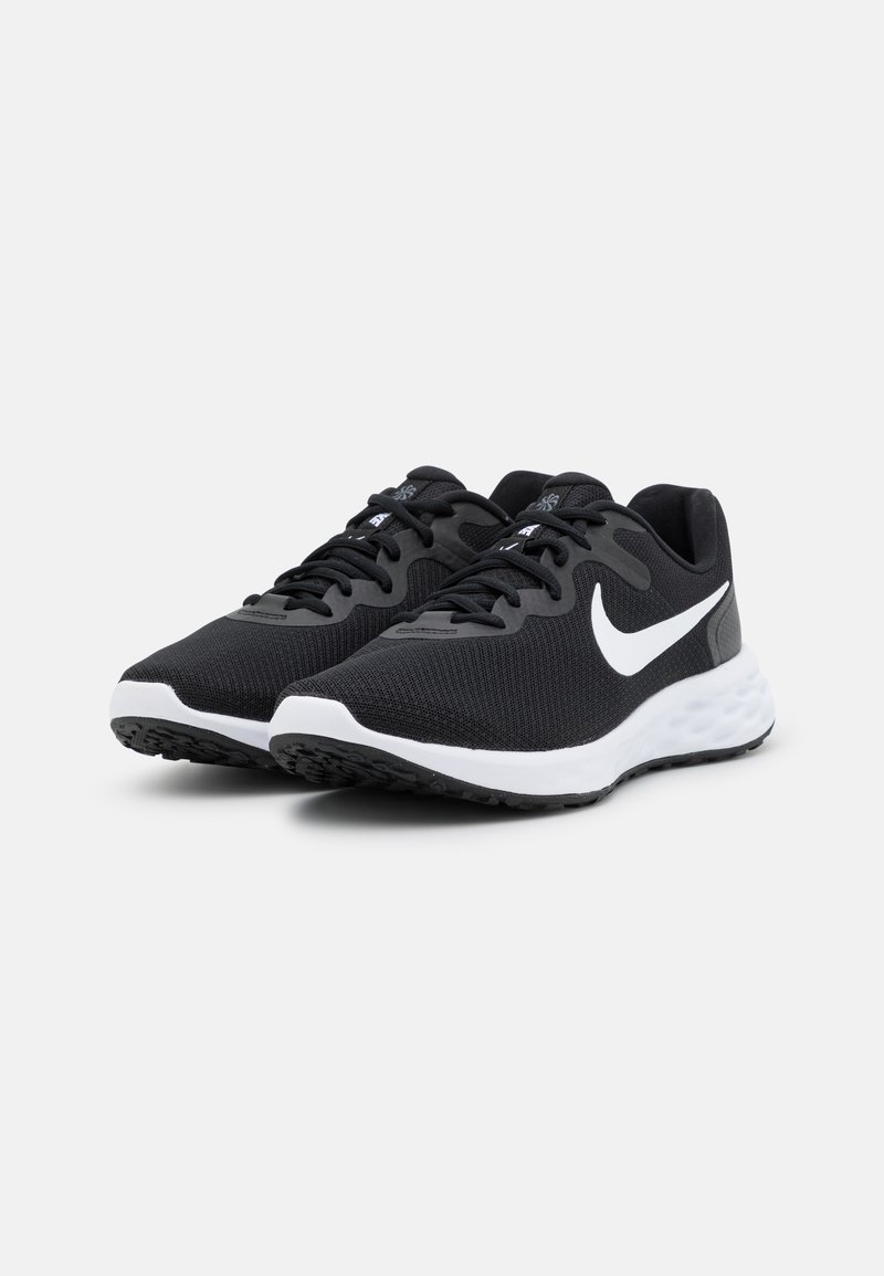 Nike REVOLUTION 6 - Laufschuh - black/white/iron grey/schwarz - Zalando.de