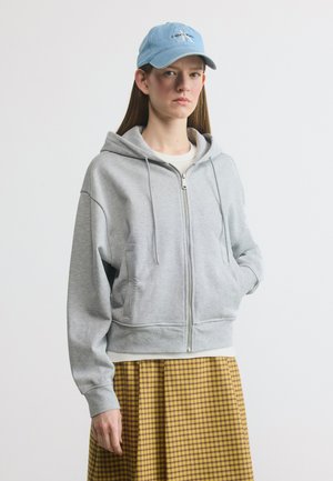 MONOGRAM RELAXED  - Sweat zippé - heroic grey heather