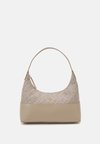 JACQUARD SHOULDER BAG - Kabelka - beige