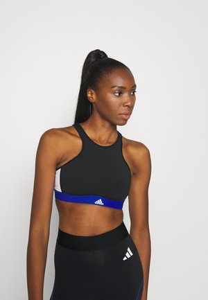 VARSITY BRA - Sujetadores deportivos con sujeción media - black