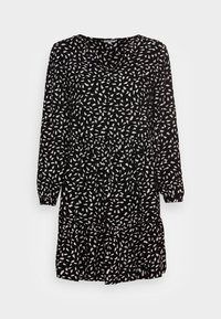 Não selecionado, black leaf design