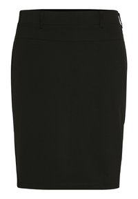 Kaffe Bleistiftrock - mottled black