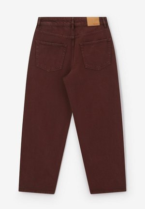 Sissy-Boy, SISSY-BOY MID WAIST BARREL JEANS - DUNKELBRAUN - Jeans fuselé - dunkelbraun
