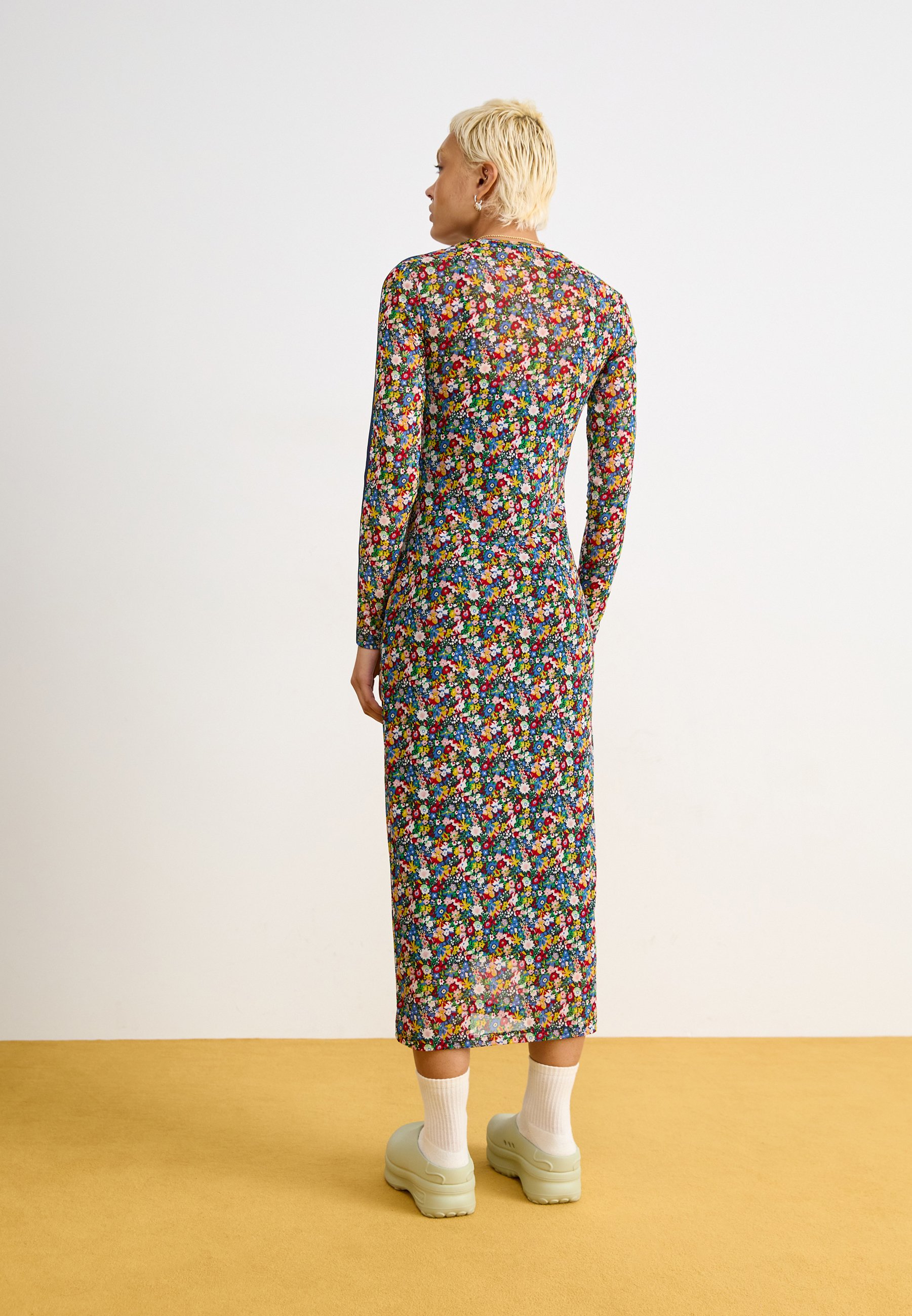 adidas Originals LIBERTY LONDON MESH MAXI - Jersey dress