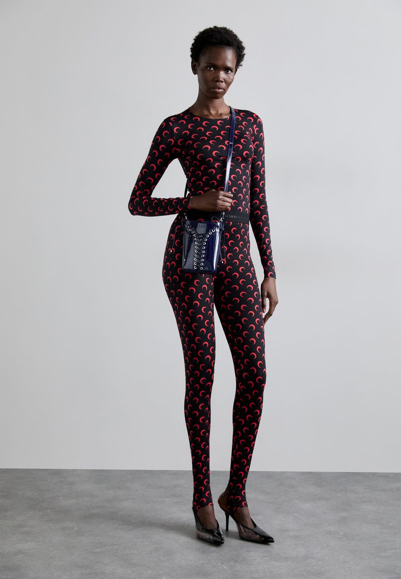 Ludovic de Saint Sernin PHONE CLEAVAGE BAG - Schoudertas - blue patent