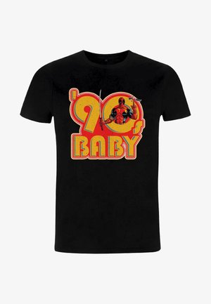 Marvel, DEADPOOL 90'S BABY - Print T-shirt - black