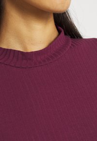 Pieces Långärmad tröja - dark red