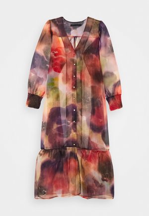 CELINA DRESS - Shirt dress - dark red